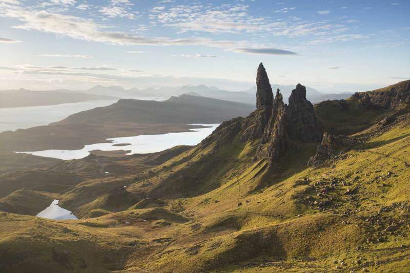 Old man of storr. one of the stops at opur 3-day Isle of skye scotland tour